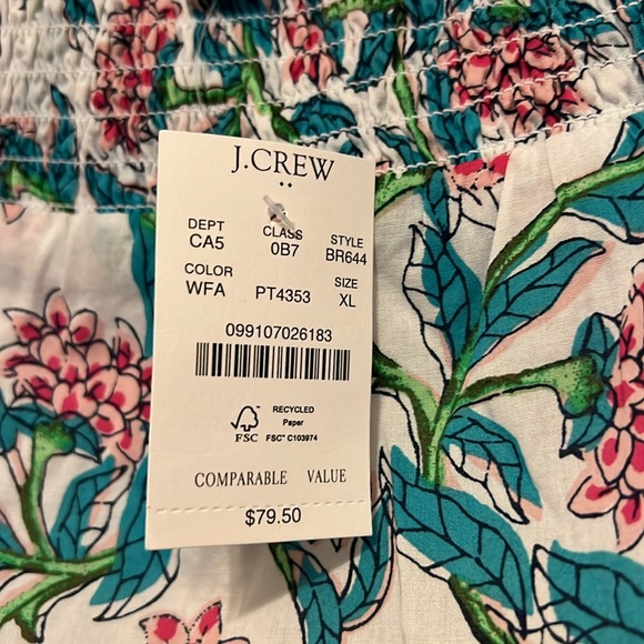 Elastic waist lined mini skirt - Picture 5 of 6